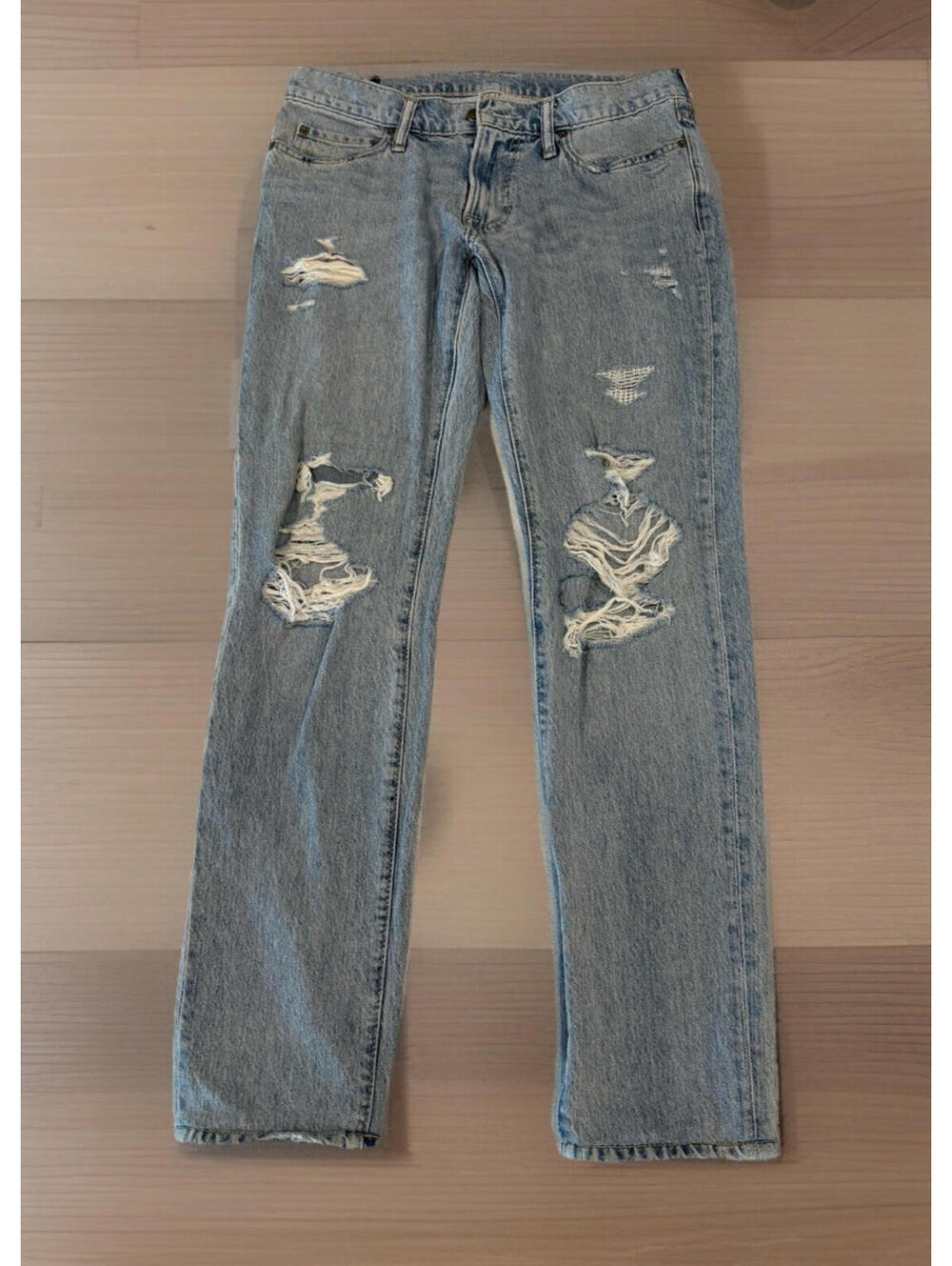 Abercrombie & Fitch Felix Super Slim Stretch Distressed Mens Jeans Size 31x32 🔥